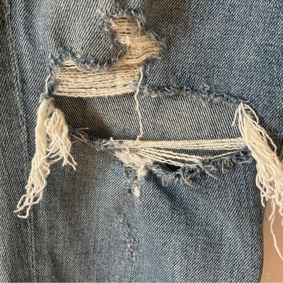 AGOLDE Toni High-Rise Skinny Distressed Jeans Ripped Recycled Cotton Ankle 29 - Picture 9 of 15